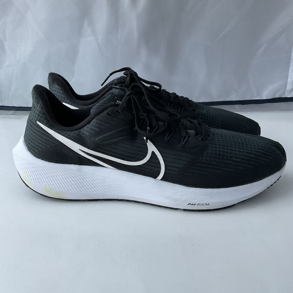 Nike Air Zoom Pegasus 39 DH4071-001 Black Running Shoes Men’s Size 14 - Picture 7 of 15